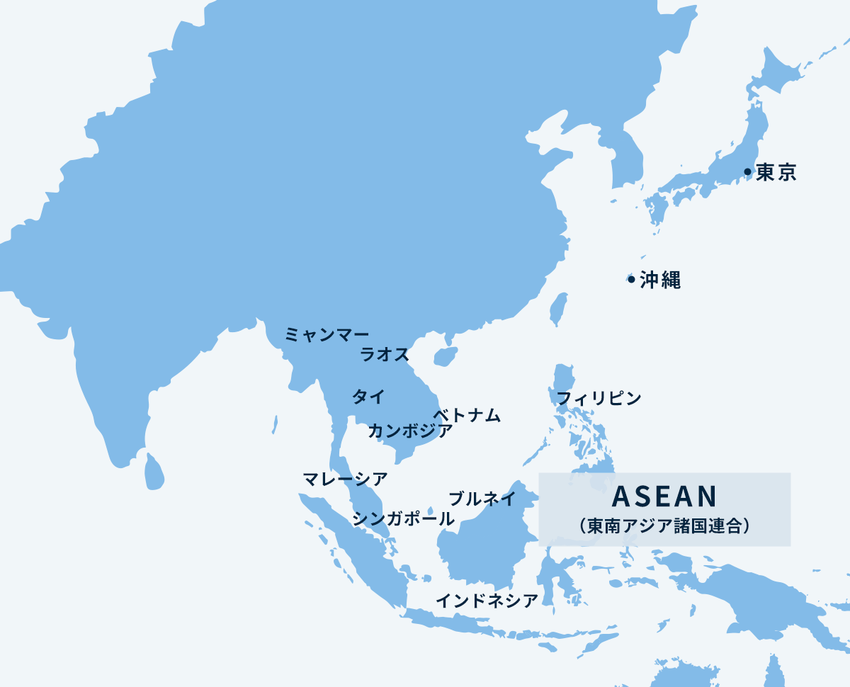 ASEANマップ